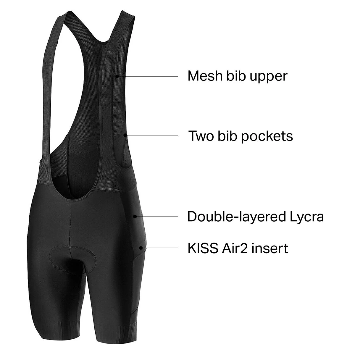 Castelli Unlimited Bib Short Men's 4 Castelli Unlimited Bib Short Men's - Image 2