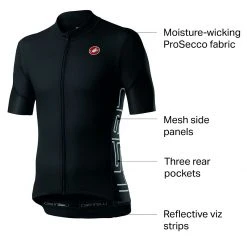 Castelli Entrata V Jersey Men's -Castelli Fashion Shop LIGBLA D9