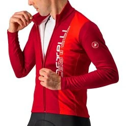 Castelli Traguardo Full Zip Jersey Men's -Castelli Fashion Shop PROREDRED D2