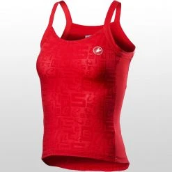 Castelli Promessa Jacquard Bavette Top Women's -Castelli Fashion Shop RED D8 1