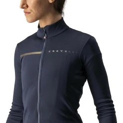 Castelli Sinergia 2 Full Zip Long Sleeve Jersey Women's -Castelli Fashion Shop SAVBLUBRO D3 1