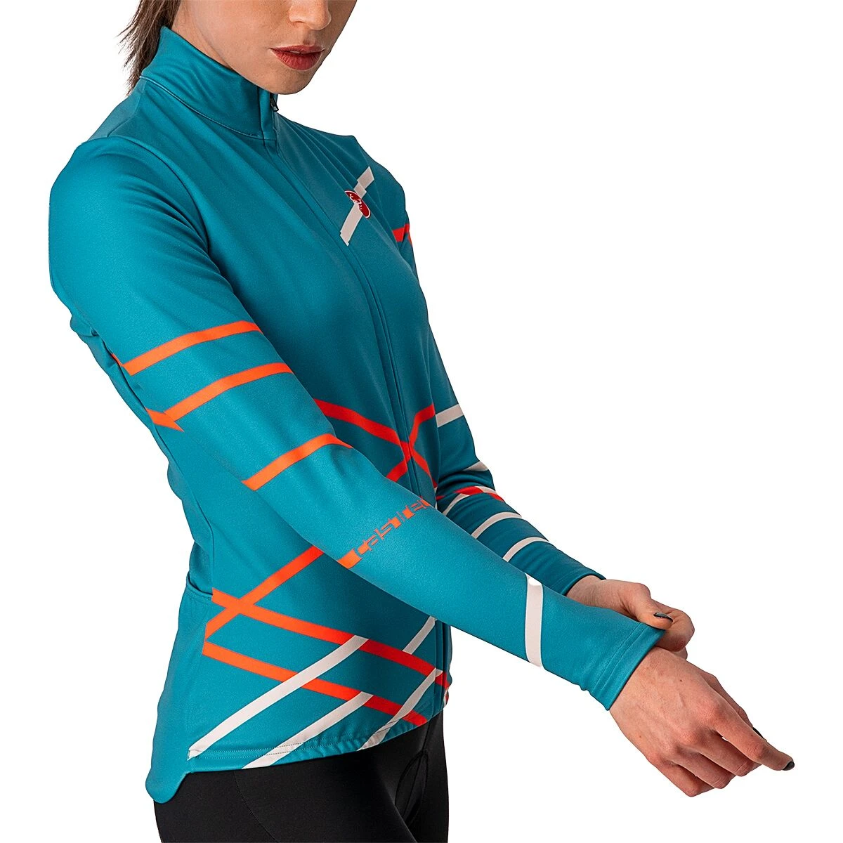 Castelli Diagonal Full Zip Jersey Women's 18 Castelli Diagonal Full Zip Jersey Women's - Image 16