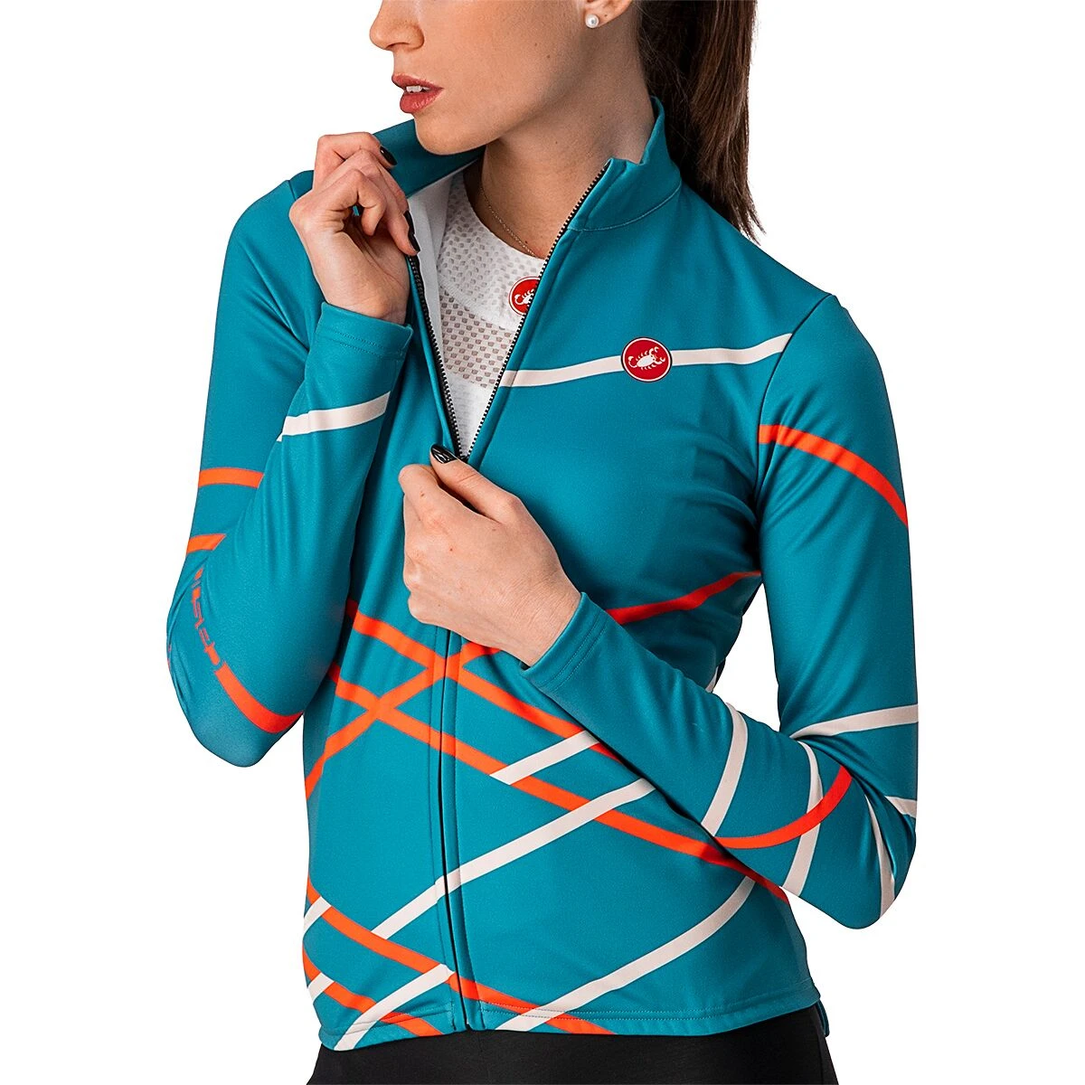 Castelli Diagonal Full Zip Jersey Women's 17 Castelli Diagonal Full Zip Jersey Women's - Image 15