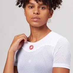 Castelli Pro Issue 2 Short Sleeve Baselayer Women's -Castelli Fashion Shop WHI D3